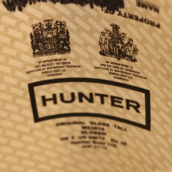 Hunter Original Gloss Tall Rain Boots Size 6M 7F - Picture 14 of 14